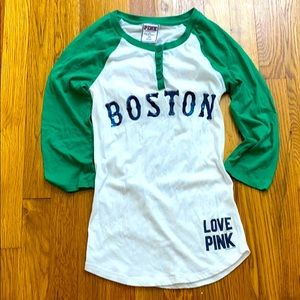 VS PINK MLB COLLECTION BOSTON XS
